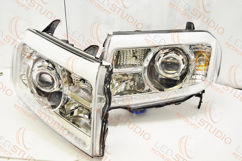 Светодиодные Bi Led фары Honda Pilot 08-
